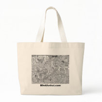 Coaster of Dreams Drawstring Tote bags