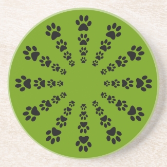 Coaster - Paw prints