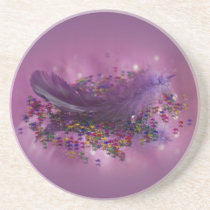 Coaster - Purple Fairys Feather