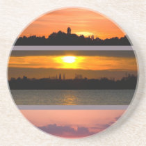Coaster - Sunset Strips purple pink orange yellow