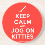 [Skateboard] keep calm and jog on kitties  Coasters