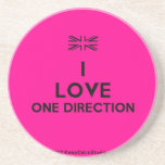 [UK Flag] i love one direction  Coasters