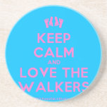 [Feet] keep calm and love the walkers  Coasters