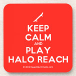 [Skateboard] keep calm and play halo reach  Coasters (Cork)