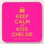 [Campervan] keep calm and kiss chelsie  Coasters (Cork)