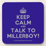 [Crown] keep calm and talk to millerboy!  Coasters (Cork)