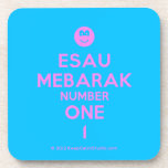 [Smile] esau mebarak number one 1  Coasters (Cork)