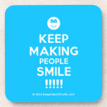 [Smile] keep making people smile !!!!!  Coasters (Cork)