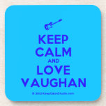 [Electric guitar] keep calm and love vaughan  Coasters (Cork)