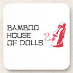 Coasters (set of 6) - Bamboo House of Dolls cork coasters