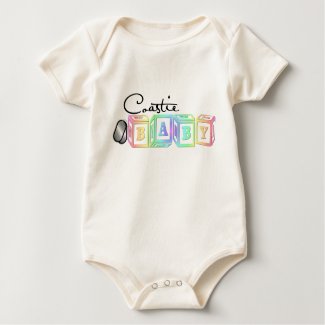 Coastie Baby Tag shirt