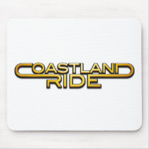 Coastland Ride - name logo Mousepads