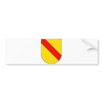 Coat Arms Baden Germany Official Symbol Heraldry Bumper Sticker