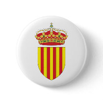 Coat Arms Cataluña Official Spain heraldry Symbol Pin