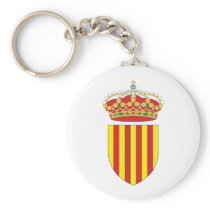 Coat Arms Cataluña Official Spain heraldry Symbol Keychains