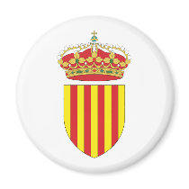 Coat Arms Cataluña Official Spain heraldry Symbol Magnet
