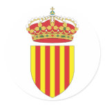 Coat Arms Cataluña Official Spain heraldry Symbol stickers