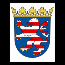 Coat arms Hesse Official Heraldry Symbol Germany postcards