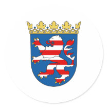 Coat arms Hesse Official Heraldry Symbol Germany Stickers