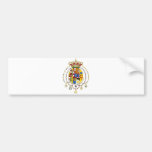 Coat  Arms Kingdom of Two Sicilies Official Italy Bumper Stickers