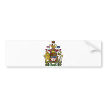 Coat of arms Canada Official Heraldry Symbol Logo Bumper Stickers