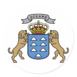 Coat of Arms Canary Islands Official Symbol Spain stickers