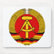 Coat of arms East Germany Official Heraldry Symbol Mouse Pad