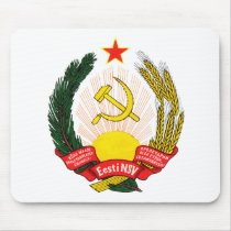 Coat of arms Estonia Official Heraldry symbol Mouse Pad