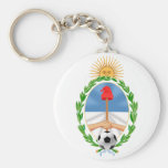 Coat of Arms futbol La Albiceleste gifts Keychain