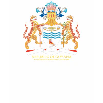 Coat of Arms Georgetown Guyana T Shirt by lennyari