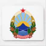 Coat of arms Macedonia Official Heraldry Symbol Mousepads