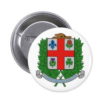 Coat of Arms Montréal Canada Official Symbol buttons