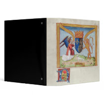 Coat of Arms of Anne of Brittany  1515 Vinyl Binder