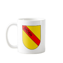Coat of arms of Baden with writing Coffee Mug