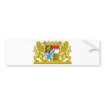 Coat of Arms of Bavaria Official Germany Symbol Bumper Sticker
