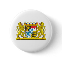 Coat of Arms of Bavaria Official Germany Symbol Button