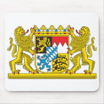 Coat of Arms of Bavaria Official Germany Symbol Mousepads