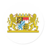 Coat of Arms of Bavaria Official Germany Symbol Sticker