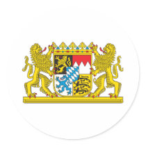 Coat of Arms of Bavaria Official Germany Symbol Sticker