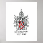Coat of Arms of Pope Benedict XVI Print