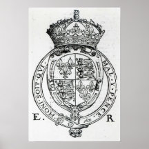 Coat of Arms of Queen Elizabeth I Print