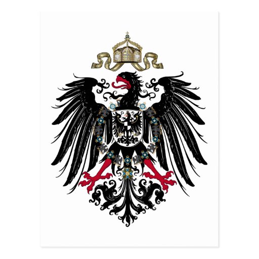 Coat of Arms of the German Empire (18891918) Postcard Zazzle