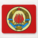 COAT-OF-ARMS OF YUGOSLAVIA MOUSE PAD