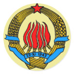 COAT-OF-ARMS OF YUGOSLAVIA STICKER