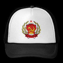 Coat of Arms Russia SFSR Official Heraldry Symbol hats