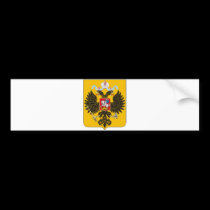 Coat of Arms Russian Empire Official Russia Logo bumper stickers