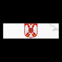Coat of arms Serbia & Montenegro Official Symbol bumper stickers