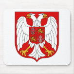 Coat of arms Serbia &amp; Montenegro Official Symbol Mouse Pads