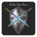 Coat of Arms Sticker - In Hoc Signo Vinces