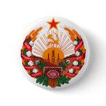 Coat of arms Turkmenistan Official Heraldry Symbol Pinback Buttons